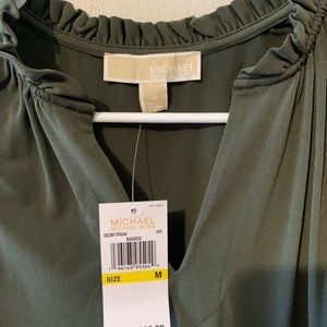Micheal Koda olive green dress NEW WITH TAGS